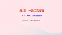 湘教版九年级上册2.5 一元二次方程的应用教学ppt课件