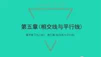 人教版七年级下册第五章 相交线与平行线综合与测试复习课件ppt