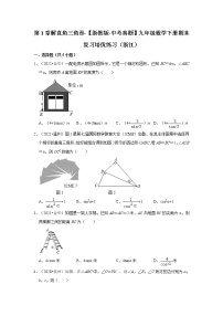 第1章解直角三角形-【浙教版-中考真题】九年级数学下册期末复习培优练习（浙江）