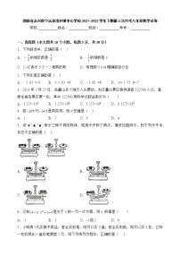 湖南省永州市宁远县湾井镇中心学校2021-2022学年下期第三次月考八年级数学试卷