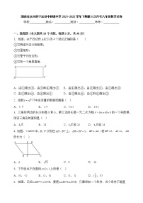 湖南省永州市宁远县中和镇中学2021-2022学年下期第三次月考八年级数学试卷