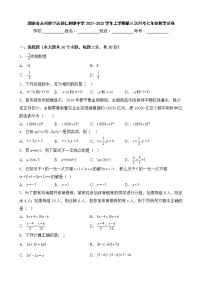 湖南省永州市宁远县仁和镇中学2021-2022学年上学期第三次月考七年级数学试卷