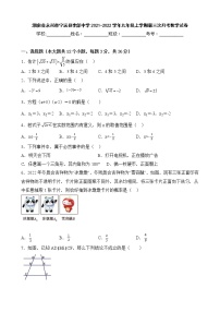 湖南省永州市宁远县李郃中学2021-2022学年九年级上学期第三次月考数学试卷