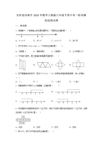 吉林省洮南市2022年数学人教版九年级下册单元综合中考一联考模拟检测试卷及答案