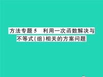 北师大版八年级下册第二章 一元一次不等式和一元一次不等式组综合与测试习题ppt课件