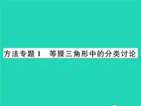 北师大版八年级下册1 等腰三角形习题课件ppt