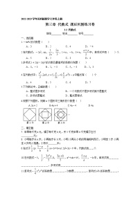 初中数学3.2 代数式习题