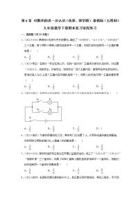 第6章+对概率的进一步认识（选择、填空题）-鲁教版（五四制）九年级数学下册期末复习培优练习