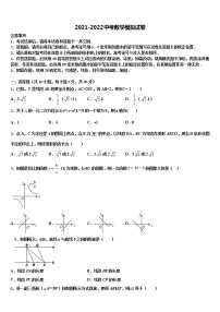 贵州省重点中学2022年中考数学押题卷含解析