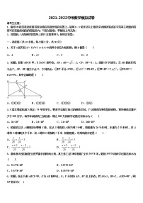 河北保定满城区龙门中学2021-2022学年中考数学最后冲刺模拟试卷含解析