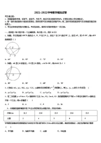 海南省三亚华侨校2021-2022学年中考数学对点突破模拟试卷含解析