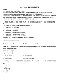 河南省洛阳市汝阳县实验初中2021-2022学年中考适应性考试数学试题含解析