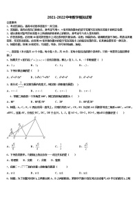 河南省信阳市平桥区明港镇达标名校2021-2022学年中考数学模拟预测题含解析