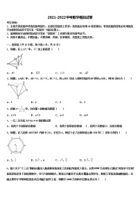 黑龙江北安市2021-2022学年初中数学毕业考试模拟冲刺卷含解析