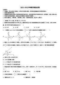 黑龙江省哈尔滨市道外区2022年中考一模数学试题含解析