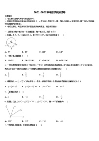 黑龙江省黑河北安市达标名校2021-2022学年中考数学最后一模试卷含解析