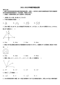 黑龙江省伊春市重点达标名校2022年中考一模数学试题含解析