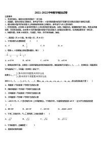 湖南省株洲市茶陵县2022年中考猜题数学试卷含解析