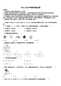 湖南省耒阳市冠湘中学2021-2022学年中考数学模拟预测试卷含解析