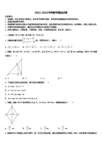 湖南省岳阳市重点中学2022年中考联考数学试卷含解析