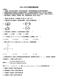 湖北省襄阳襄州区五校联考2021-2022学年中考数学全真模拟试题含解析