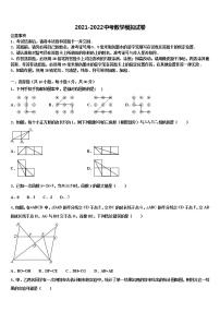 湖北省宜昌市当阳市重点中学2021-2022学年中考数学猜题卷含解析