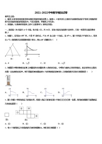 湖北武汉市江岸区重点名校2021-2022学年中考猜题数学试卷含解析