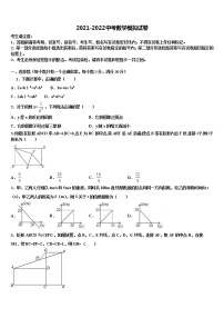 湖北省随州市曾都区唐县2022年中考数学模拟试题含解析