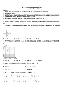 湖北省武汉市江夏区市级名校2021-2022学年中考数学适应性模拟试题含解析