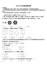 贵州省水城实验校2021-2022学年中考数学模拟预测题含解析