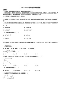 贵州省安顺市2022年中考冲刺卷数学试题含解析