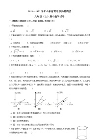 山东省青岛市局属四校2021-2022学年八年级（上）期中数学试卷