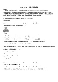吉林省汪清县2021-2022学年中考数学仿真试卷含解析