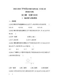 北师大版八年级上册3 轴对称与坐标变化同步训练题