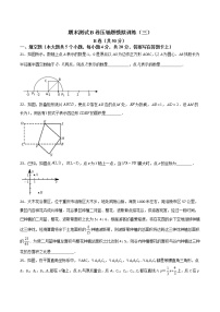 期末测试B卷压轴题模拟训练（三）-【B卷必考】2021-2022学年八年级数学上册压轴题攻略（北师大版，成都专用）