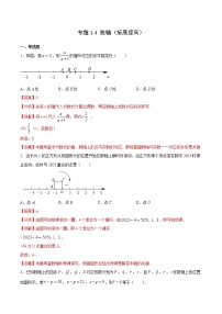 专题1.4 数轴（拓展提高）- 2022-2023学年七年级数学上册拔尖题精选精练（浙教版）