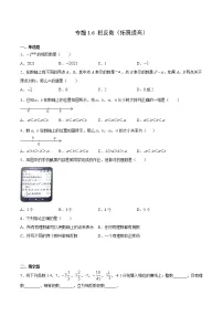 专题1.6 相反数（拓展提高）- 2022-2023学年七年级数学上册拔尖题精选精练（浙教版）