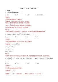 专题3.6 实数（拓展提高）- 2022-2023学年七年级数学上册拔尖题精选精练（浙教版）