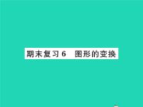 2022九年级数学下册期末复习6图形的变换习题课件新版北师大版