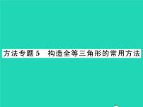 数学七年级下册第四章 三角形5 利用三角形全等测距离习题课件ppt