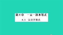 初中数学华师大版七年级下册8.1 认识不等式习题ppt课件
