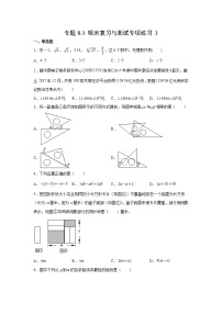 专题8.3 期末复习与测试专项练习3- 2022-2023学年七年级数学上册阶段性复习精选精练（浙教版）