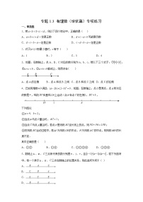 专题1.3 有理数（培优篇）专项练习- 2022-2023学年七年级数学上册阶段性复习精选精练（浙教版）