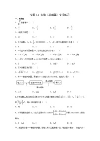 专题3.1 实数（基础篇）专项练习- 2022-2023学年七年级数学上册阶段性复习精选精练（浙教版）