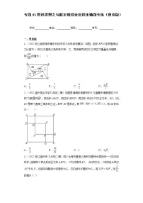 专题03图形思想之勾股定理综合应用压轴题专练- 2022-2023学年八年级上册数学专题训练(浙教版)