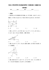 专题01图形思想之构造轴对称图形（折叠问题）压轴题专练- 2022-2023学年八年级上册数学专题训练（浙教版）