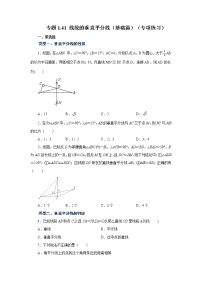 专题1.41 线段的垂直平分线（基础篇）（专项练习）-2022-2023学年八年级数学上册基础知识专项讲练（浙教版）