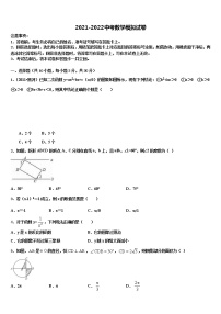 江苏省句容市华阳片区达标名校2022年中考数学最后冲刺浓缩精华卷含解析