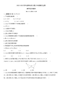 2022-2023学年华东师大版数学八年级上册期中素养综合测试（含答案）