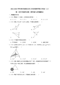 贵州省遵义市仁怀市周林学校2022-2023学年八年级上学期第一次月考数学试卷（含答案）